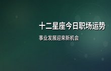宋佳佳十二星座今日事业运势解析（1月19日）