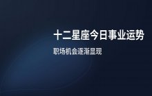 宋佳佳：十二星座2026年1月4日事业运势与职场运势解析