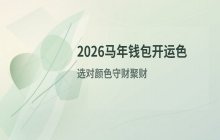 2026丙午马年钱包颜色开运指南：选对颜色助旺财运与守财能力