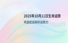 水玲师傅2025年10月11日十二生肖五行运势详解